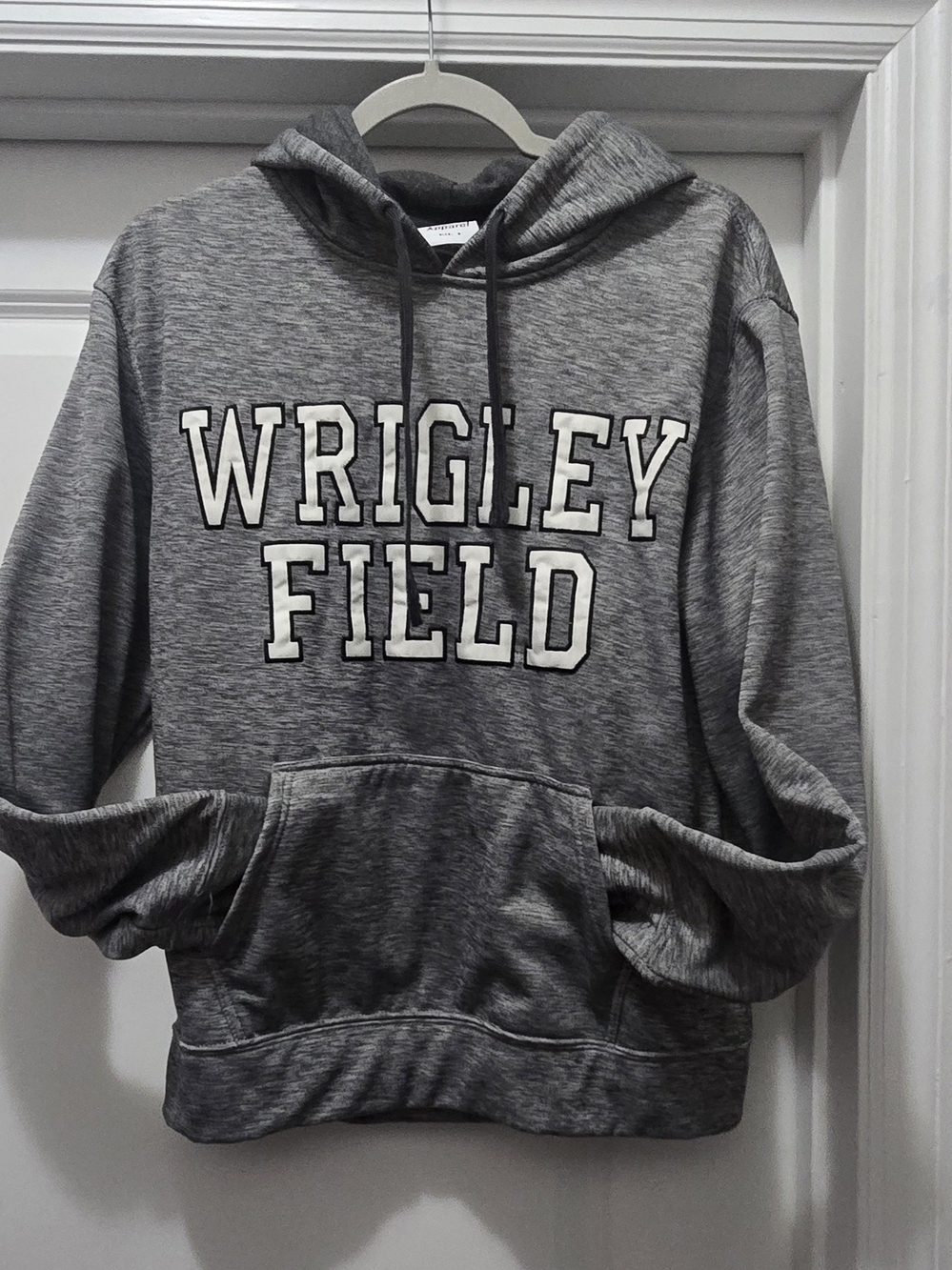 Wrigley Field Gray Pullover Hoodie - Men's Casual Sweatshirt SIZE Small